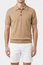 Textured Knit Polo
