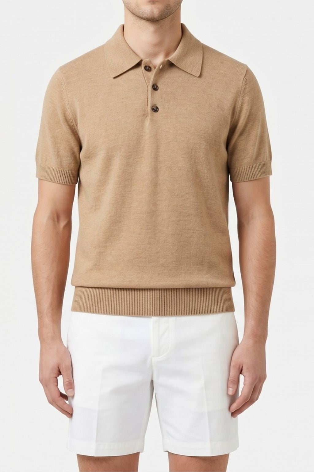 Textured Knit Polo