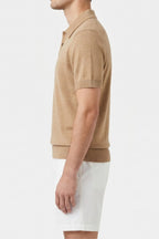 Textured Knit Polo