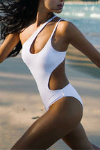 Asymmetric One-Piece Swimsuit