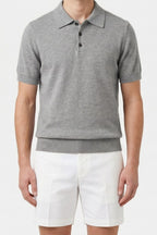Textured Knit Polo