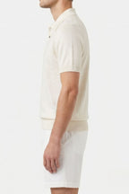 Textured Knit Polo