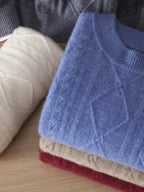 Cashmere Diamond Knit Turtleneck