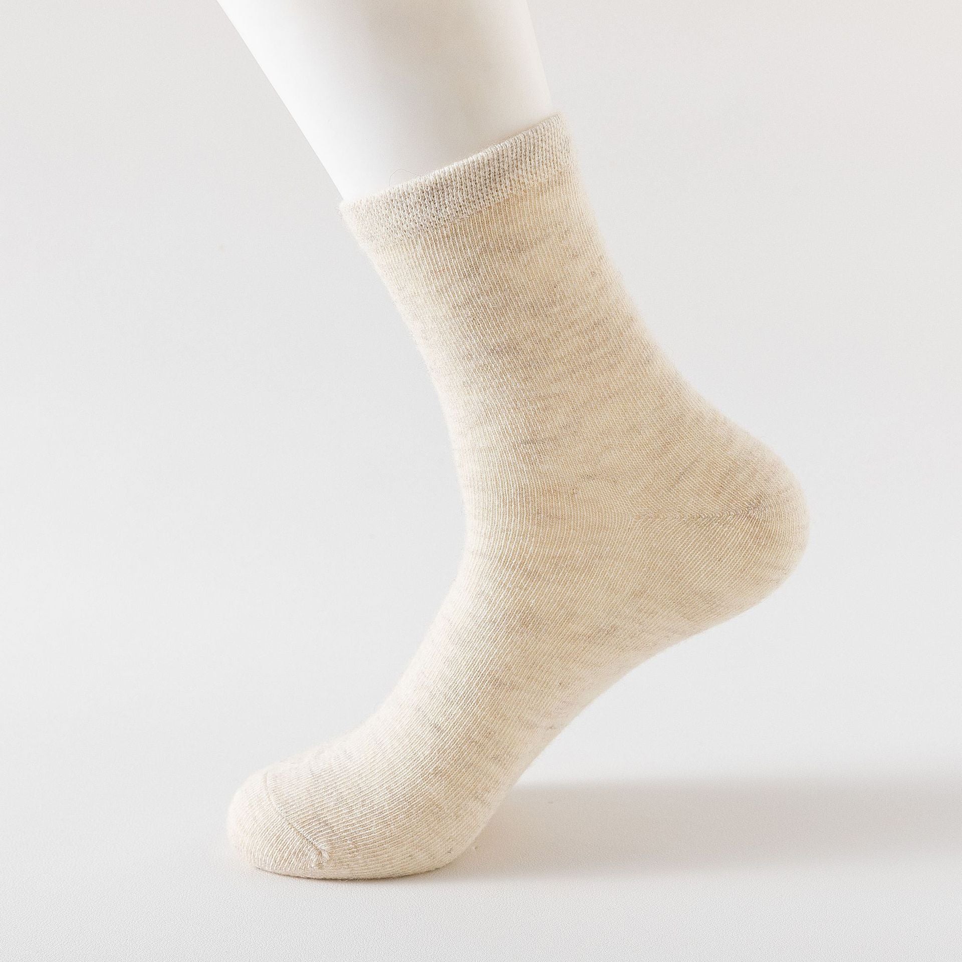 Cashmere Knit Warm Crew Socks