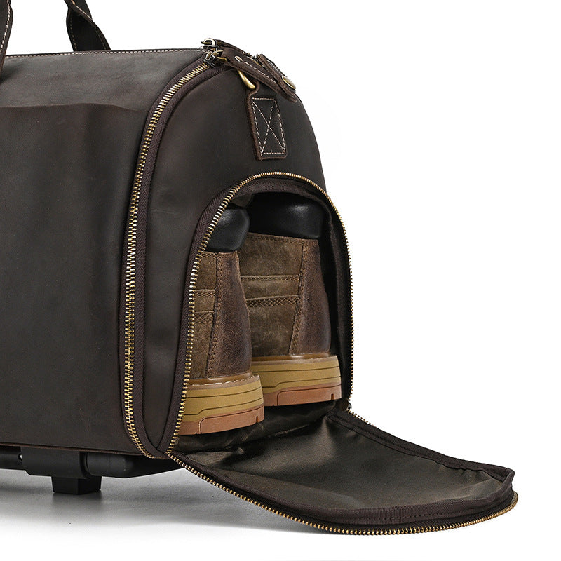 Leather Roller Bag