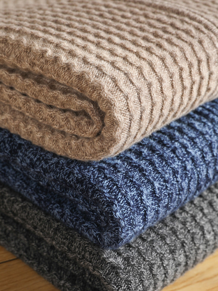 Wool Zip Up Cardigan