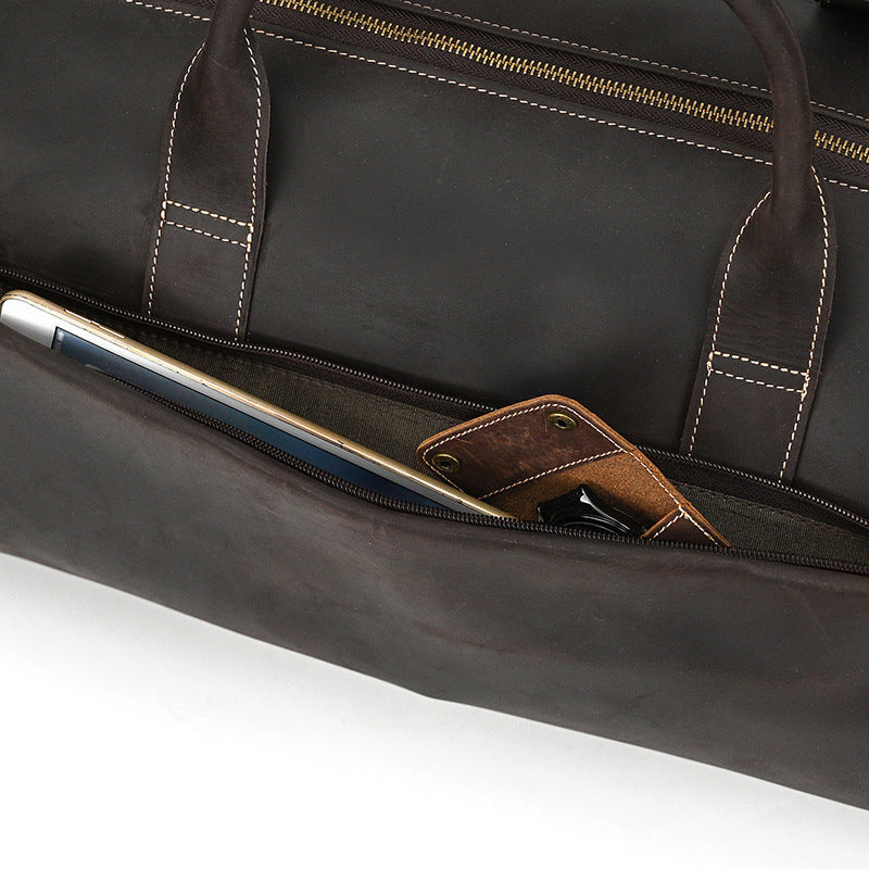 Leather Roller Bag