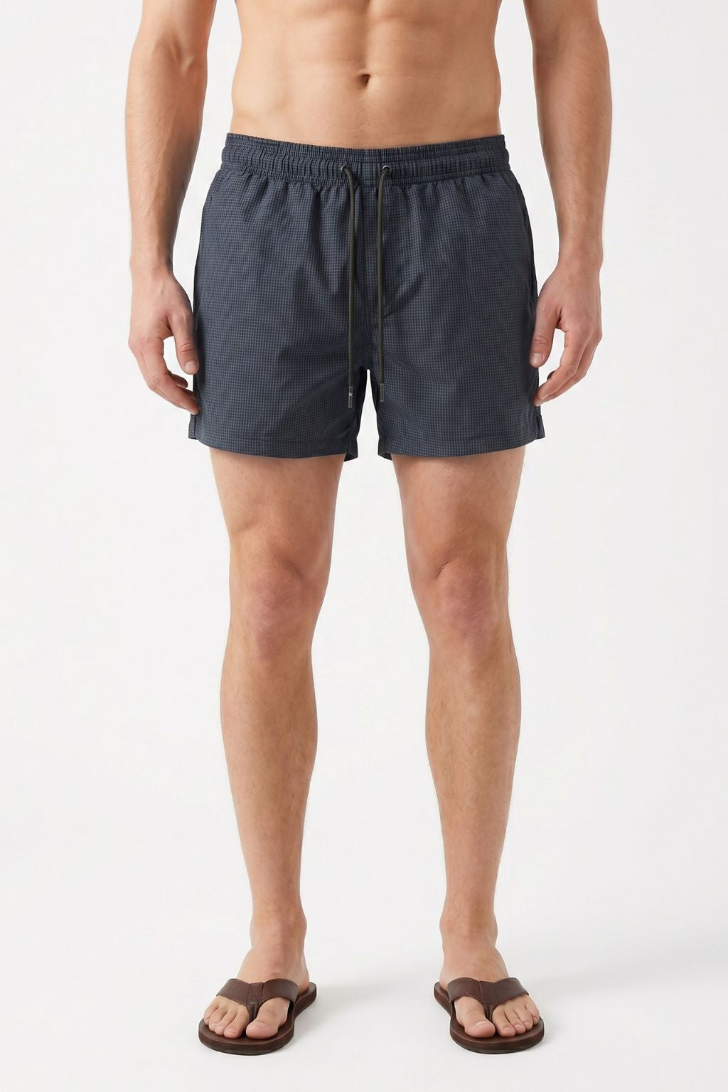 Textured Swim Trunk