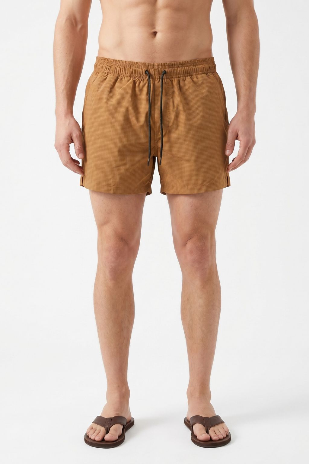 Textured Swim Trunk