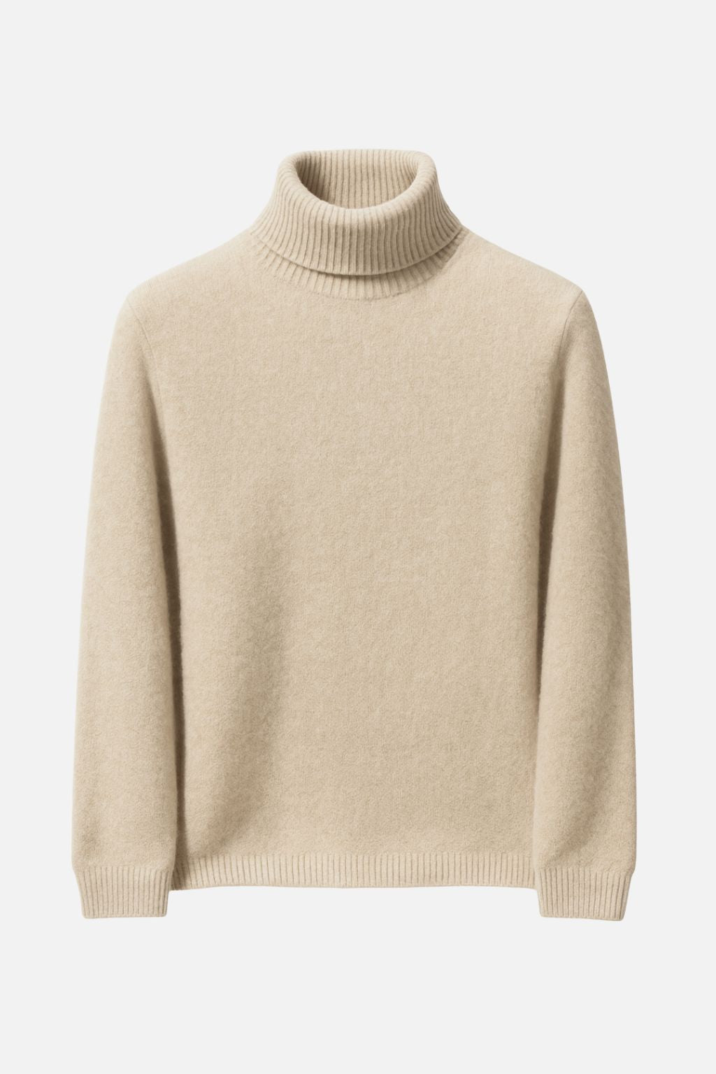 Cashmere High Neck Knit Sweater