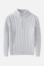 LAB Cable Knit Half-Zip Sweater