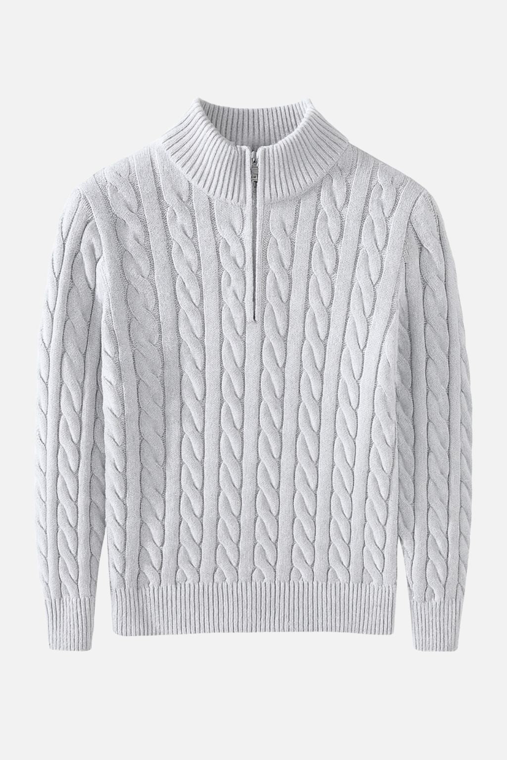 LAB Cable Knit Half-Zip Sweater