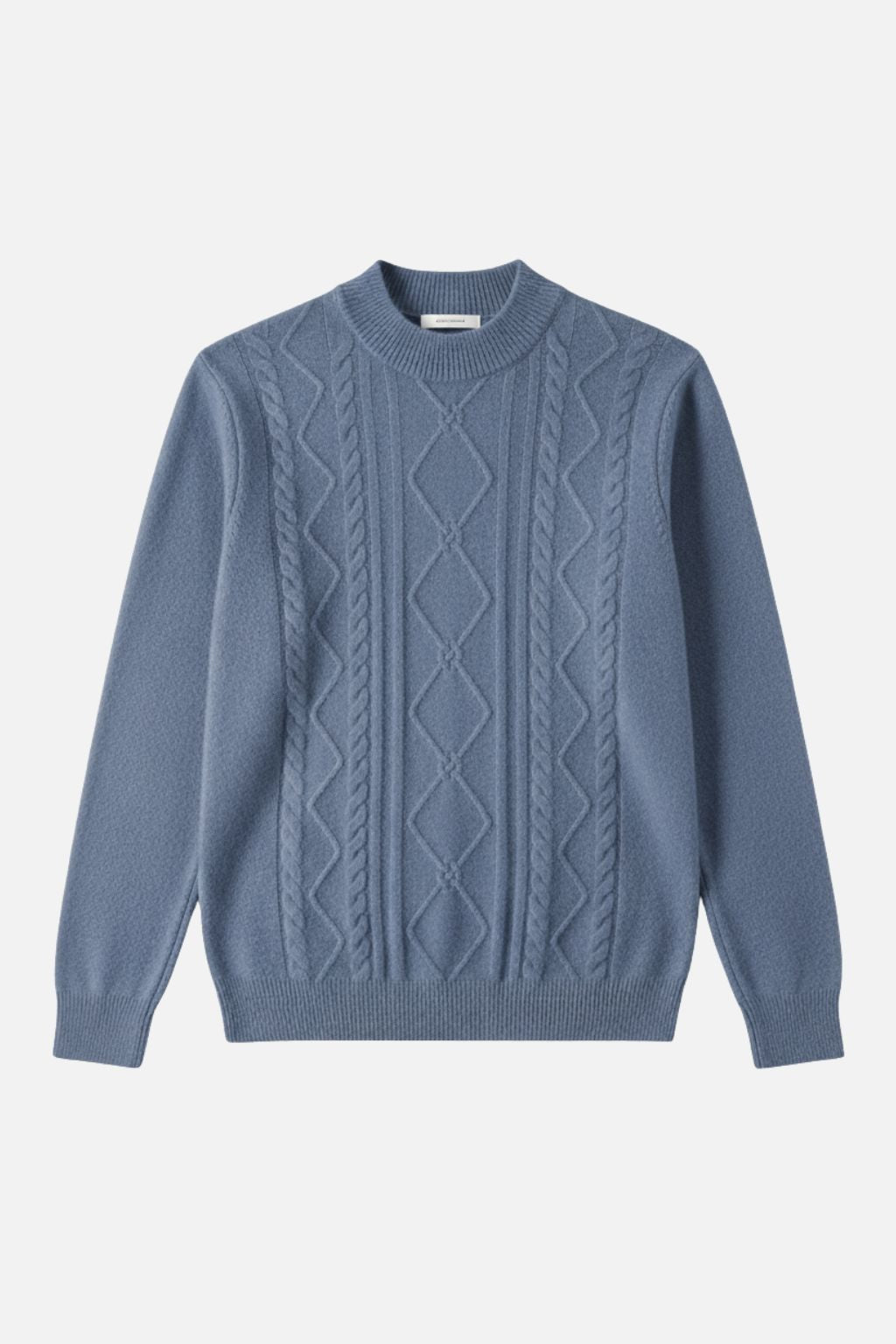 Cashmere Diamond Knit Turtleneck