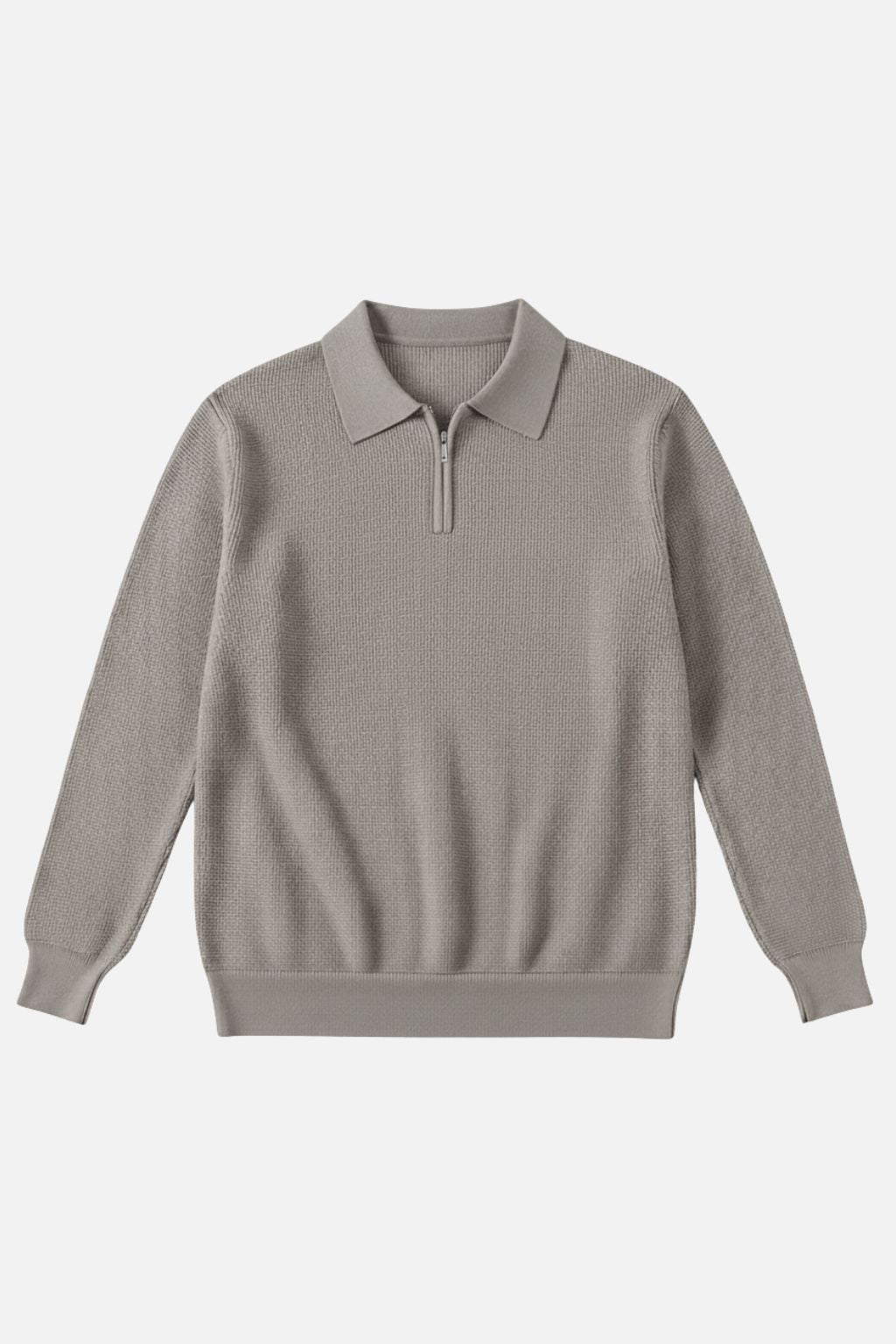LAB Zip Polo Knit Sweater
