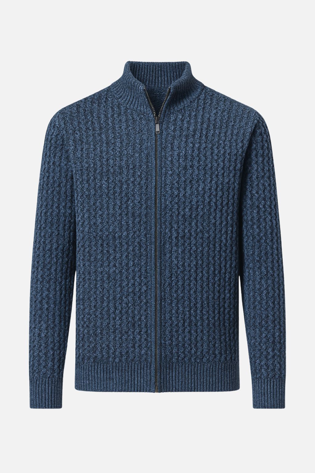 Wool Zip Up Cardigan