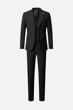 Signature Tailored Black Three-Piece Suit