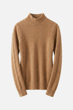 Ribbed Mock-Neck Sweater
