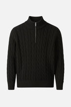 LAB Cable Knit Half-Zip Sweater