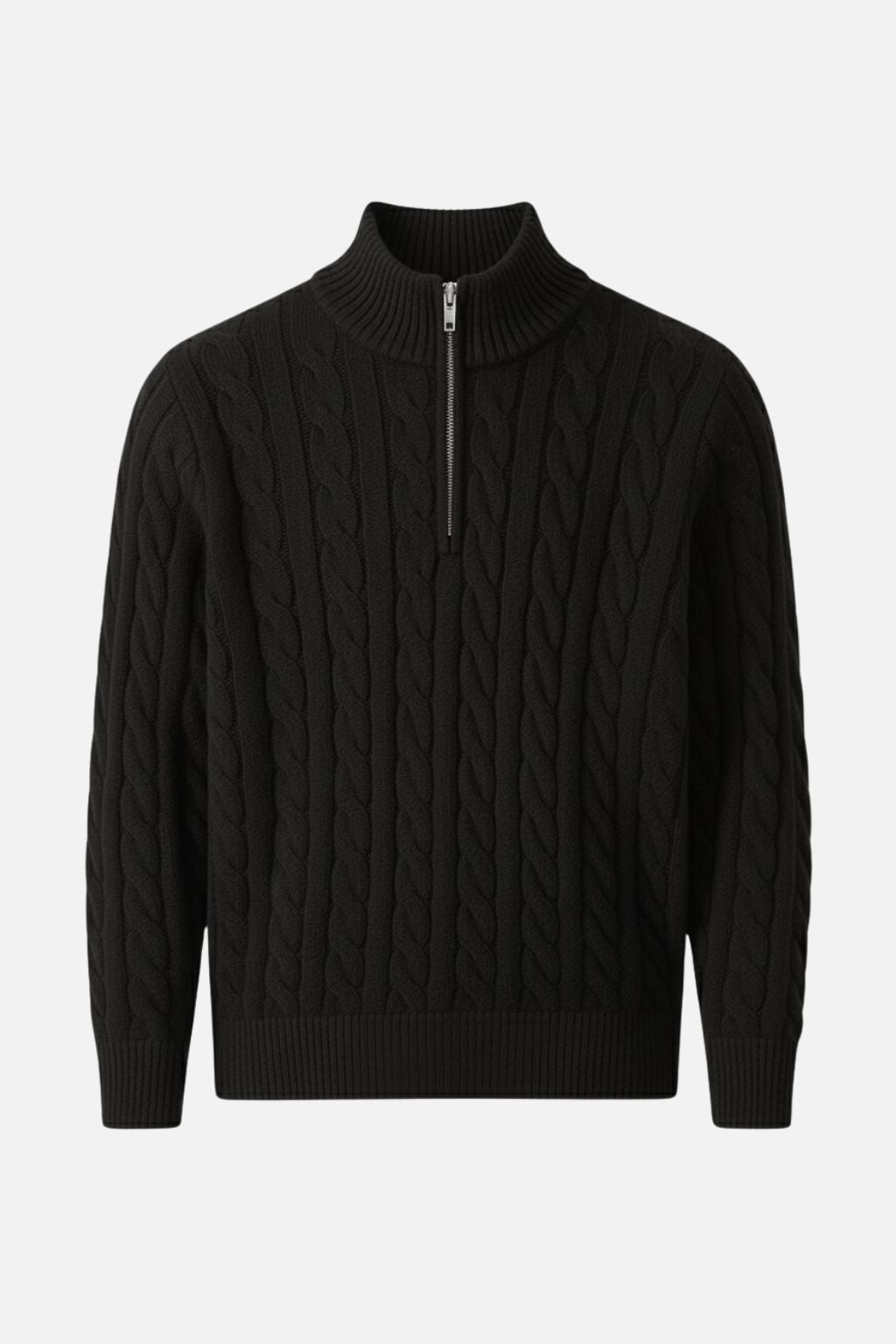 LAB Cable Knit Half-Zip Sweater