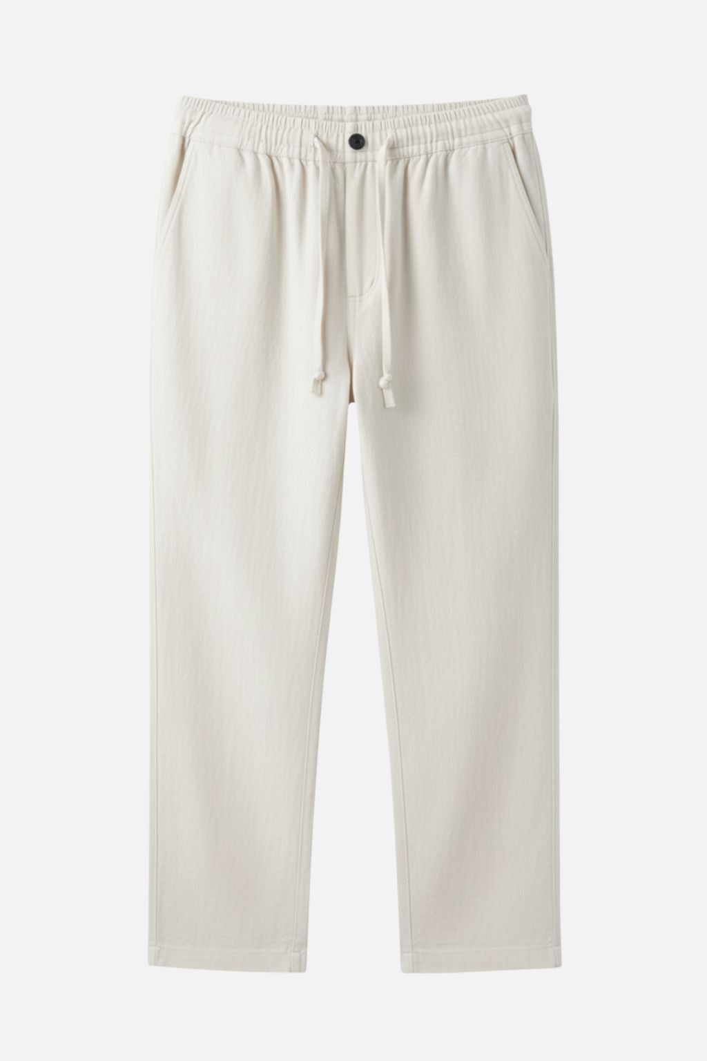 Relaxed Linen Drawstring Trousers