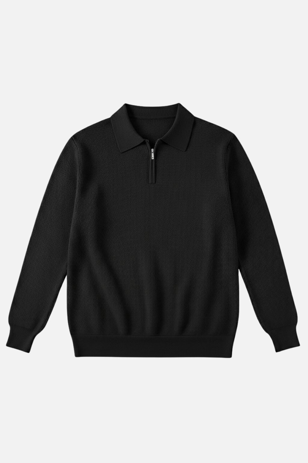 LAB Zip Polo Knit Sweater