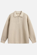 LAB Fleece Knit Zip Sweater