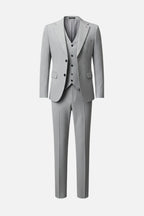 Signature Tailored Light Gray Three-Piece Suit