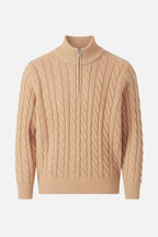 LAB Cable Knit Half-Zip Sweater