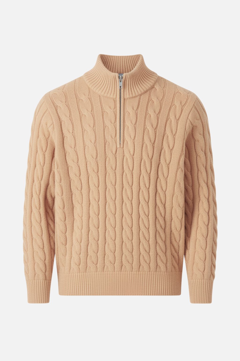 LAB Cable Knit Half-Zip Sweater