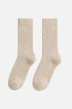Cashmere Knit Warm Crew Socks