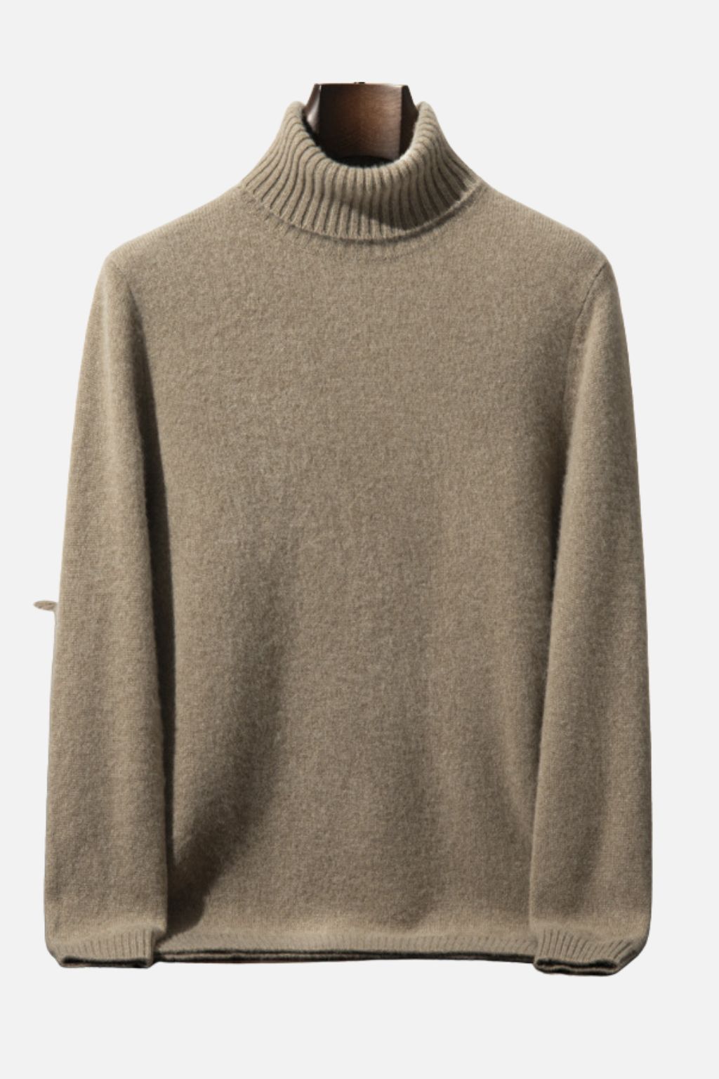Cashmere High Neck Knit Sweater