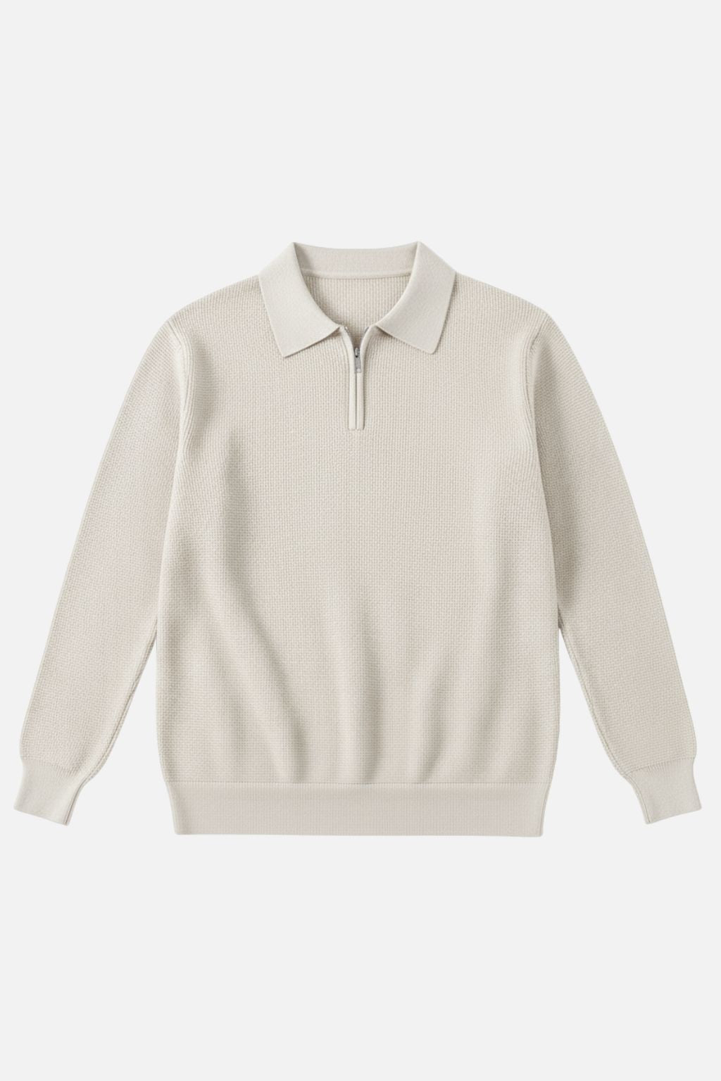 LAB Zip Polo Knit Sweater