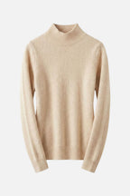 Ribbed Mock-Neck Sweater