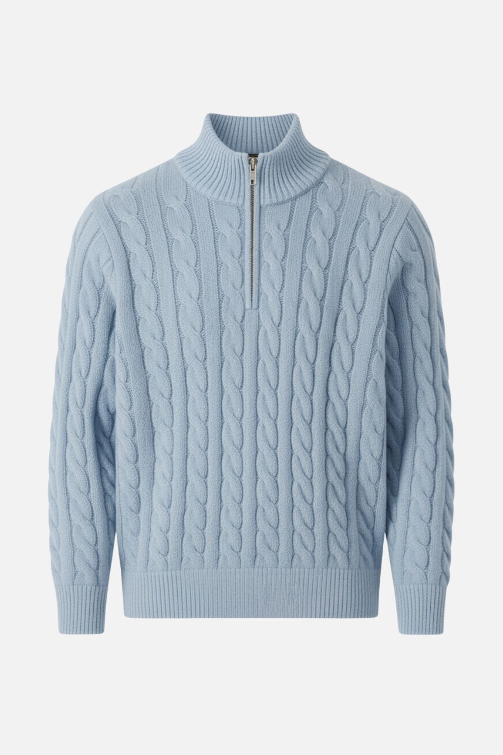 LAB Cable Knit Half-Zip Sweater