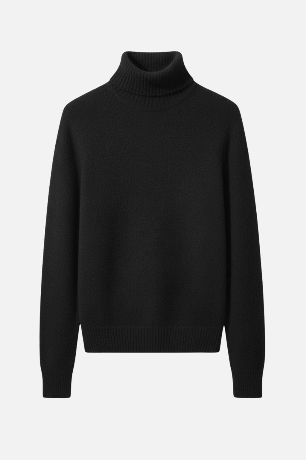 Cashmere High Neck Knit Sweater
