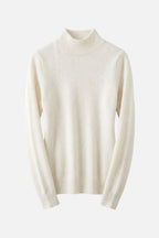 Ribbed Mock-Neck Sweater