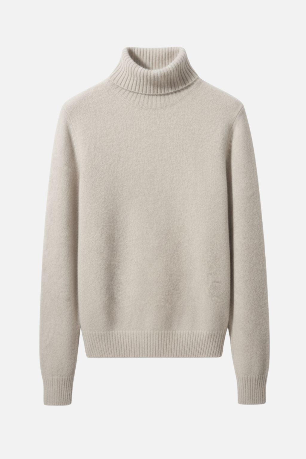 Cashmere High Neck Knit Sweater