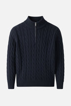LAB Cable Knit Half-Zip Sweater