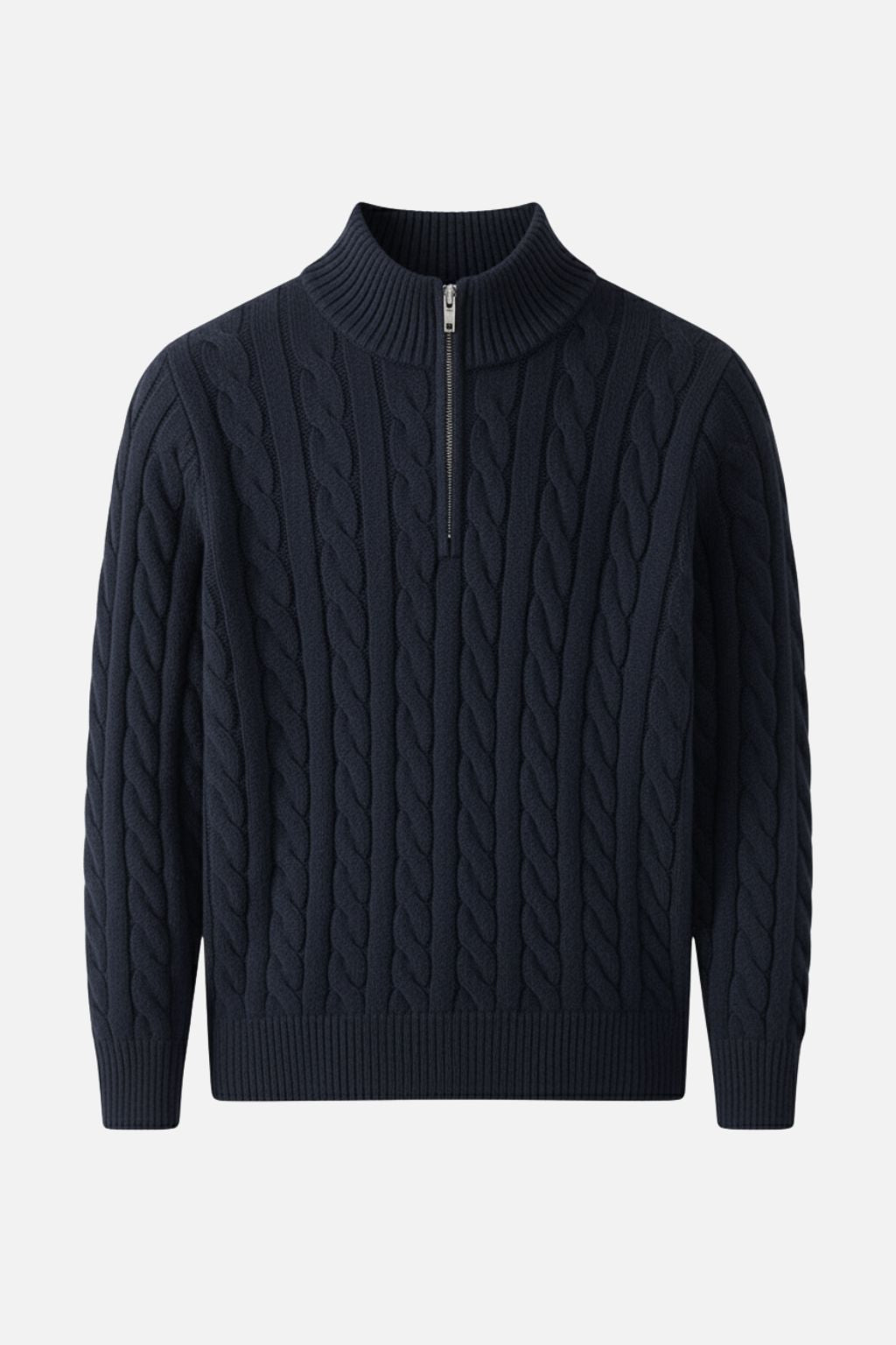 LAB Cable Knit Half-Zip Sweater