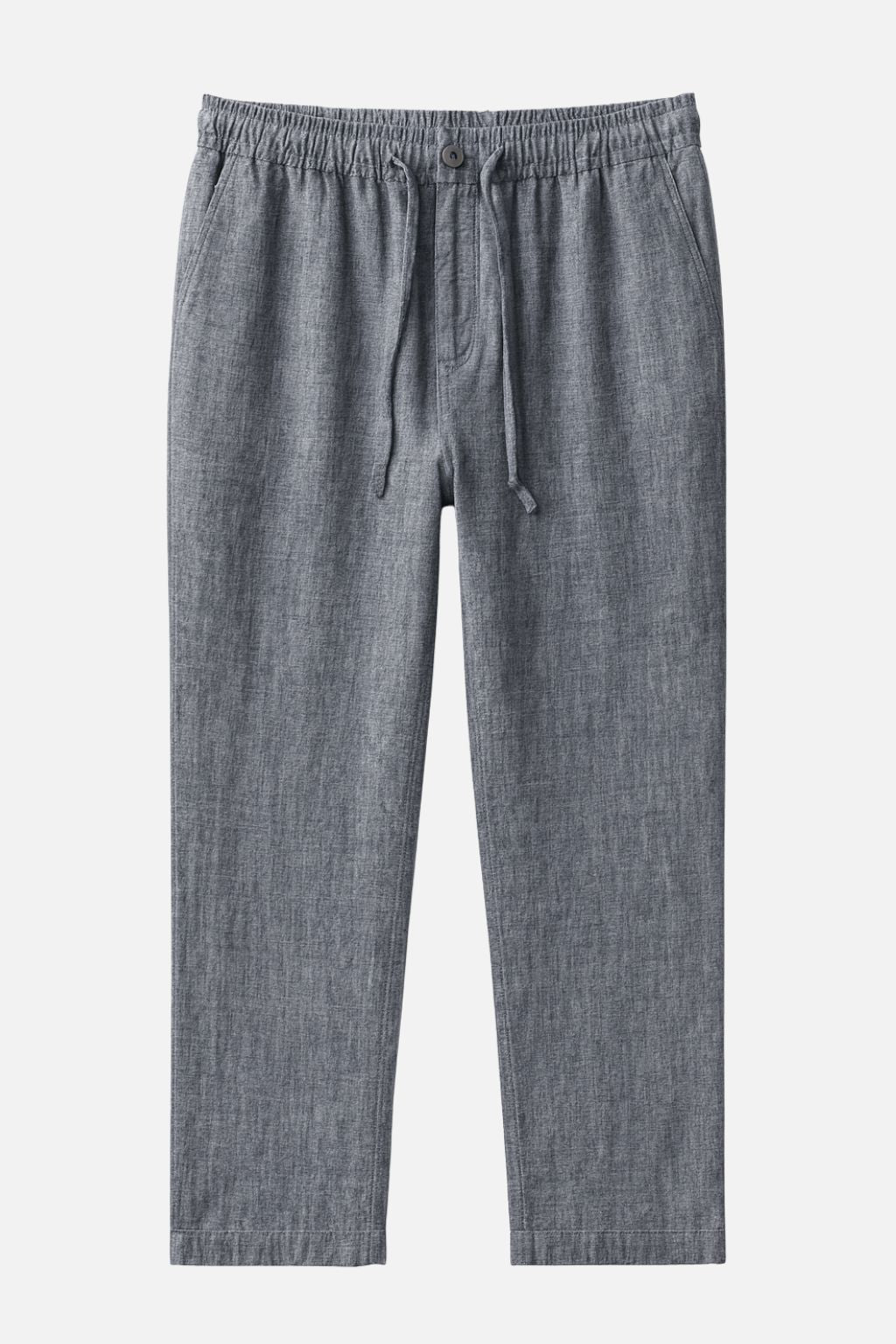 Relaxed Linen Drawstring Trousers